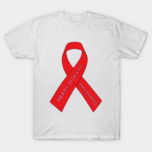 Heart Disease Awareness T-Shirt by DiegoCarvalho